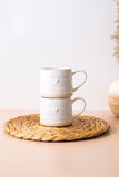 KC Stoneware Mug Set - Heart