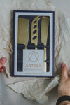 KC Brass Cheese Knife Set