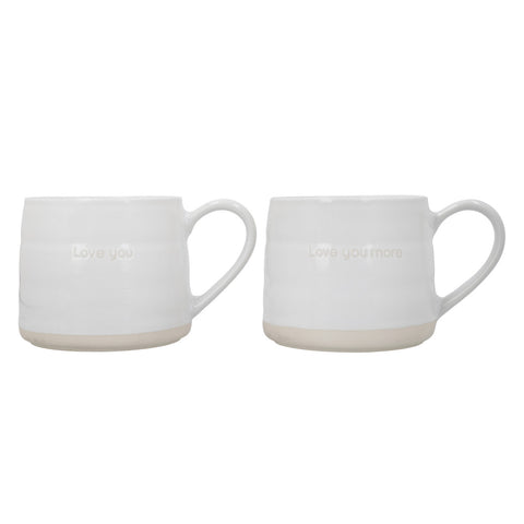 KC Stoneware Mug Set - Love you
