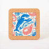 Liga Cork & Tile Trivet - Seafood