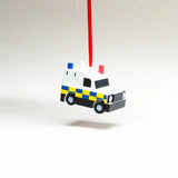 CD Police Van Hanging Decoration