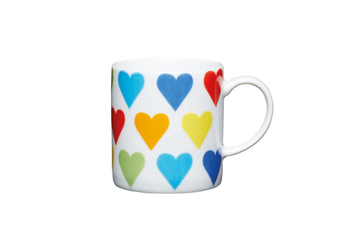 KC 80ml Espresso Mug - Hearts