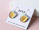 Dana D Dangle Earrings - Mint/Gold