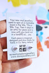 Dana Rounded Half Moon Stud Earrings - Grey/Silver/Magenta