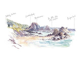 PC MOUNTED Ballintoy Art Print