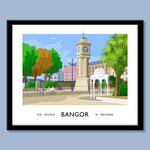 James Kelly Print-Bangor McKee Clock