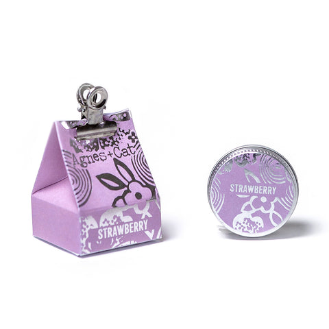 Agnes & Cat Natural Lip Balm-Strawberry