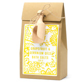 Agnes & Cat Bath Salts - Grapefruit & Geranium Oil 500g