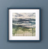 JF Cold & Damp Walking In Donegal Ltd Edition Mounted Art Print