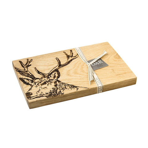 JS 30cm Oak Serving Board - Stag