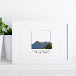 OUAD Mounted Print - There's No Place Like The Mournes