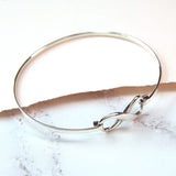 PM Sterling Silver Eternity Bangle