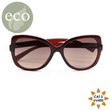 PM Large Frame Sunglasses - Burgundy