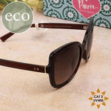 PM Large Frame Sunglasses - Burgundy