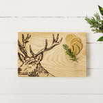 JS 30cm Oak Serving Board - Stag