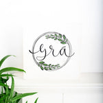 OUAD Wood Print - Grá