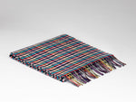 McNutt Lambswool Scarf - Turquoise Mini Check