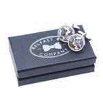 Belfast Bow Co Handmade Liberty Of London Cufflinks- White