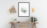 PC FRAMED Carrick-A-Rede Rope Bridge Art Print