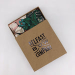 Belfast Bow Co Handmade Boho Bloom Pocket Square - Dark Green