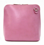Vera Pelle Crossbody Bag-Dusty Pink