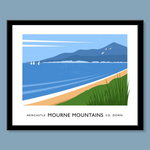 James Kelly Print-Mourne Mountains Newcastle (Murlough)