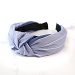 PM Blue and White Striped Headband