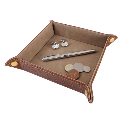 DLCO David Aster Accessory/Valet Tray-Tan