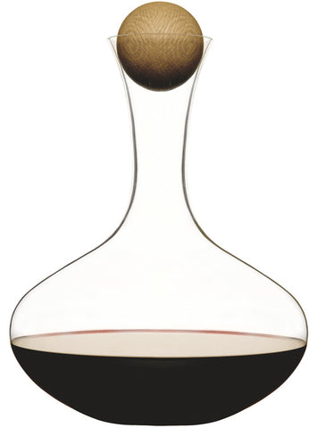 FH Sagaform Oval wine carafe with oak stopper