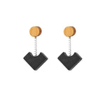 Rowena Sheen Julia Earrings - Black