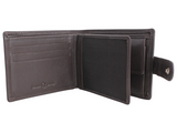 DLCO David Aster RFID Leather Wallet-Drk Brown