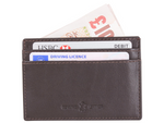 DLCO David Aster RFID Slim Card Holder -Drk Brn