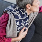 Blasta Henriet Wheat Heat Bag Linen-Navy Creatures