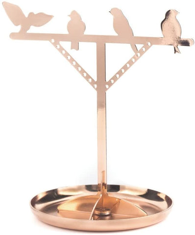 KK Copper Bird Jewellery Stand