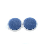 Belfast Bow Co Handmade Irish Linen Cufflinks-Slate Blue