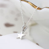 PM Sterling Silver Little Star Necklace