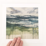 JF Cold & Damp Walking In Donegal Ltd Edition Mounted Art Print