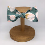 Belfast Bow Co Handmade Boho Bloom Bow Tie - Dark Sage