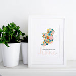 OUAD Mounted Print - There’s No Place Like Home