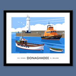 James Kelly Print-Donaghadee Harbour