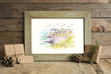 PC FRAMED Dunluce Castle Mounted Art Print