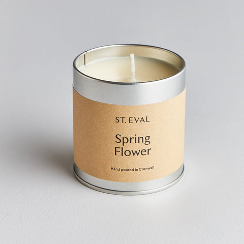 St Eval Scented Tin Candle-Spring Flower