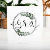 OUAD Wood Print - Grá