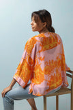 OHS Ancient Columns Kimono - Orange