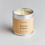 St Eval Scented Tin Candle-Tomato & Basil