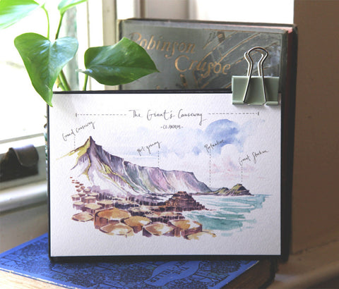 PC FRAMED The Giant's Causeway: West Facing Art Print