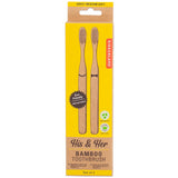 KK Bamboo Toothbrush Set-His & Her