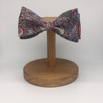 Belfast Bow Co Handmade Liberty Of London Bow Tie-Burgundy