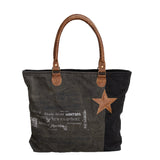 BB Canvas Shopper - Star Grey