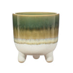 S&B Mojave Large Planter on Legs - Green